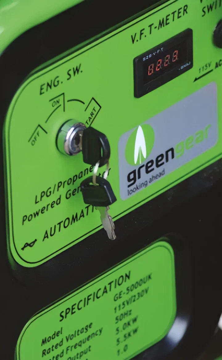 Generatore GPL 5.5Kw/ 5.0Kw inverter (230V / 50Hz) Nuovo Modello Euro 5