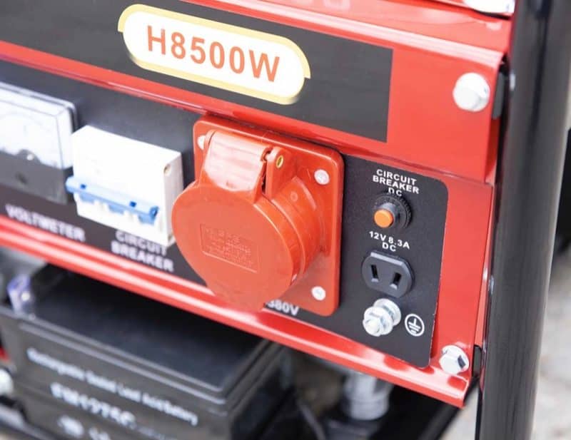 Generatore Di Corrente Benzina 7500W 7.5kW 220v/380v Silenzioso Inverter