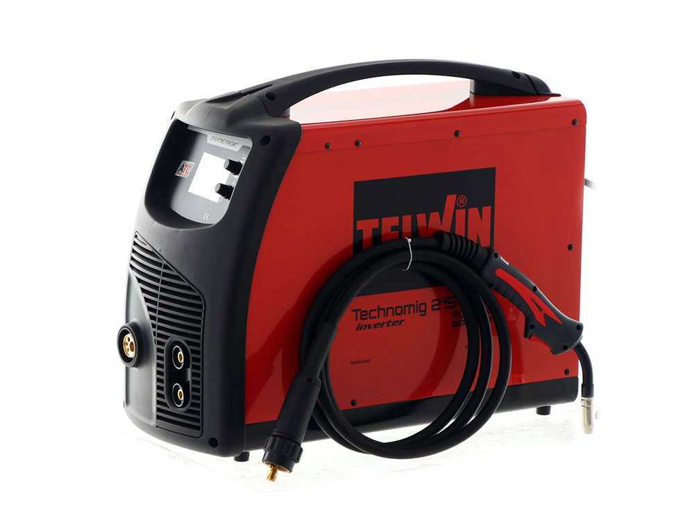 Saldatrice Inverter Telwin Technogim 215 Dual Synergic EURO